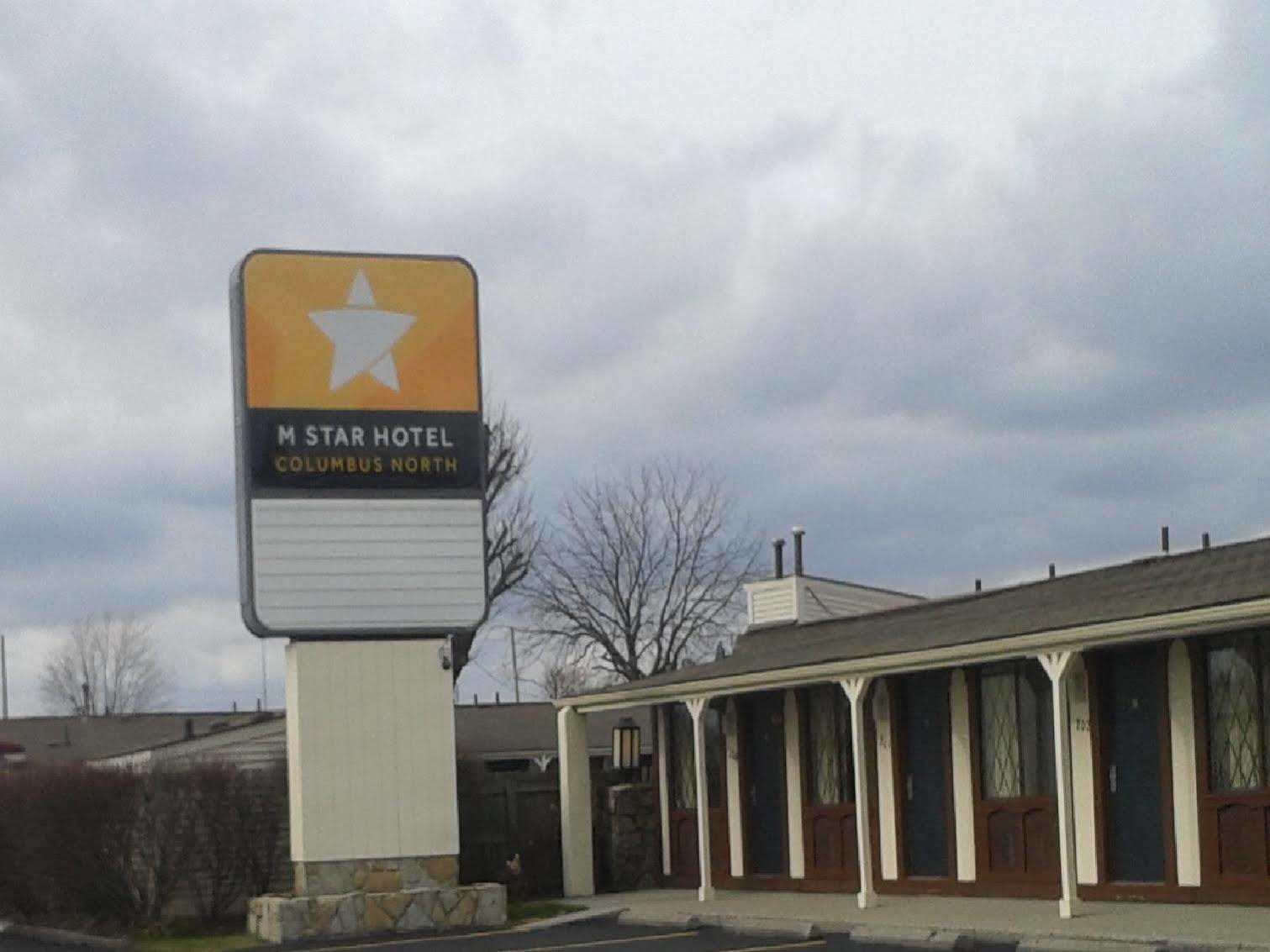 M Star Columbus North Motel Exterior foto